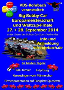 Programm der Bobby Car Meisterschaft