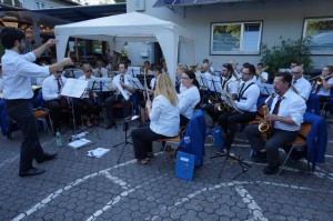 Musikverein Rentrisch beim Dorffest