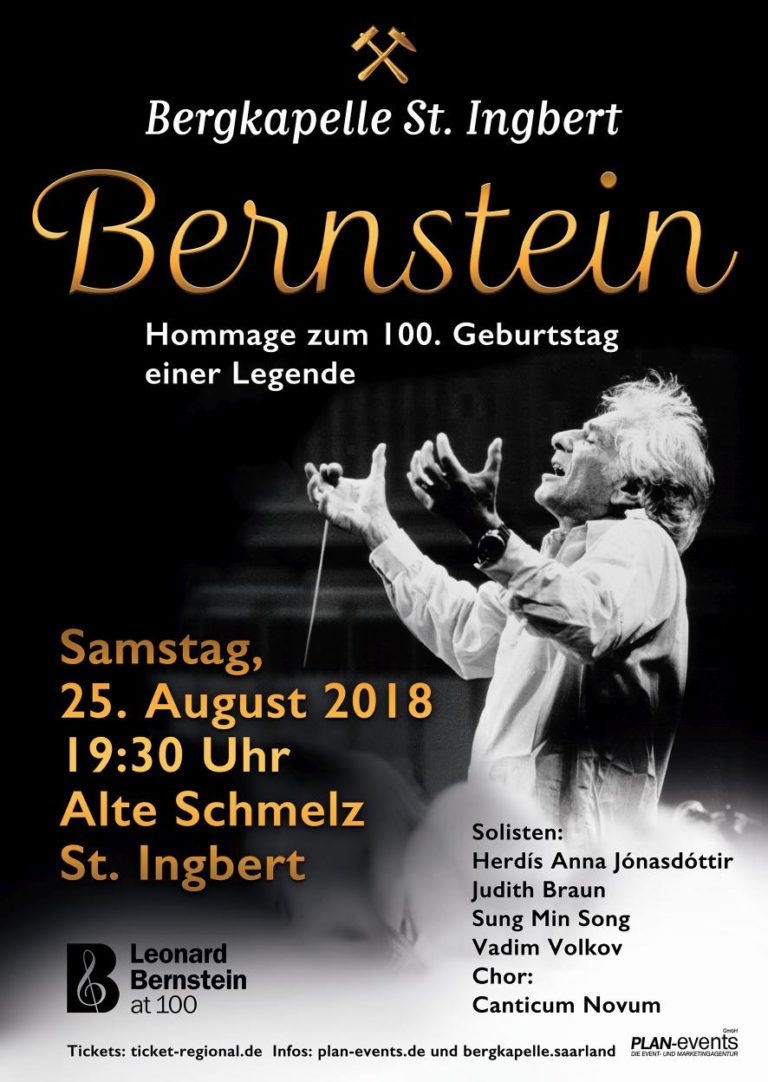 Hommage zum 100. Geburtstag der Legende Leonard Bernstein