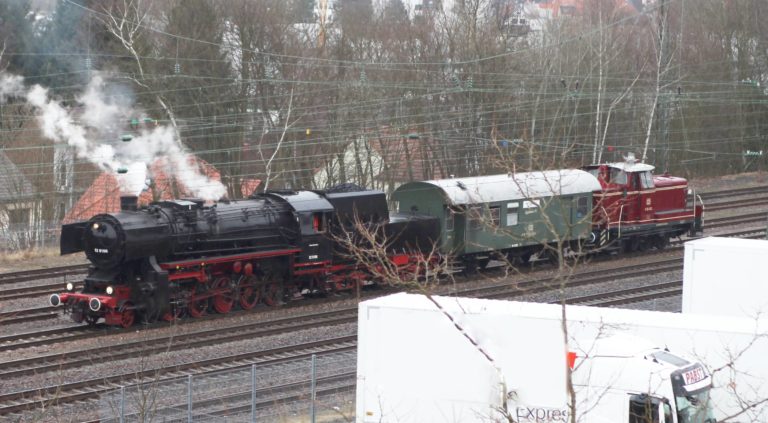 Dampflokomotive in St. Ingbert unterwegs