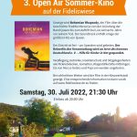 Open Air Sommer-Kino auf der Fideliswiese