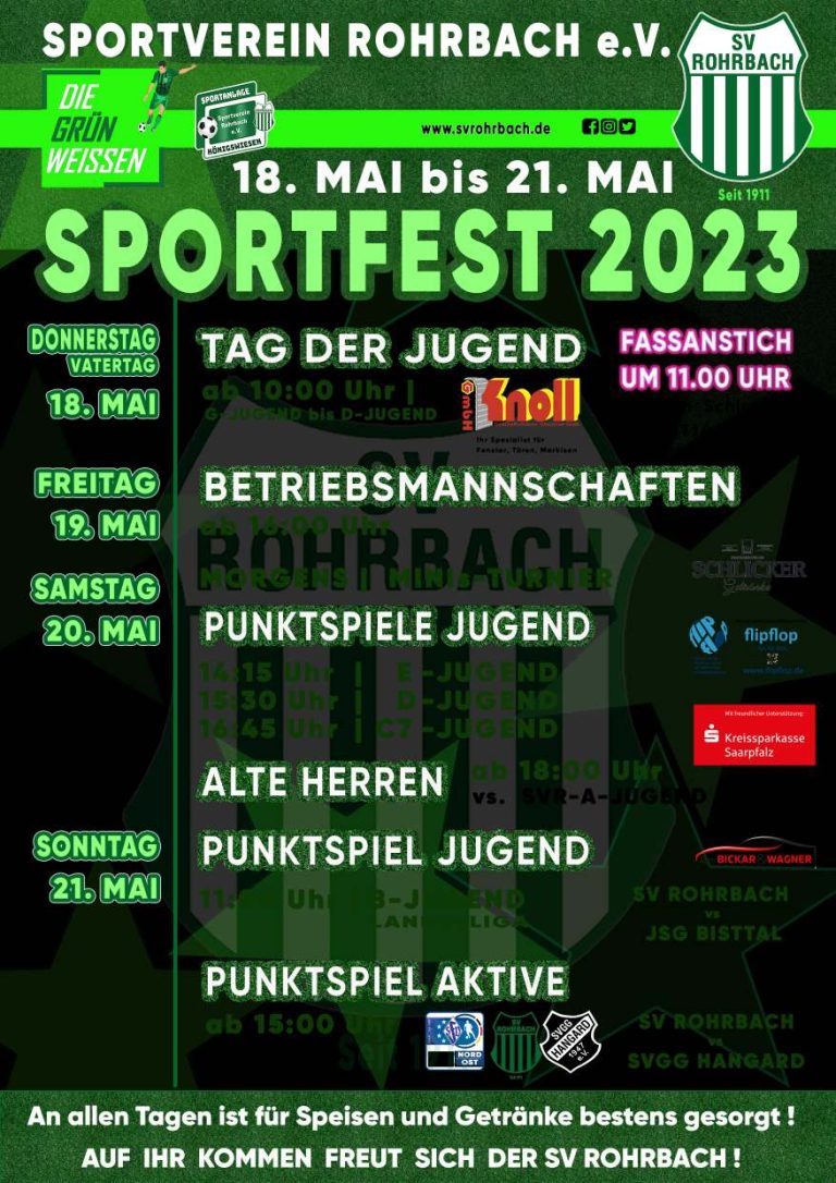 Sportfest beim Sportverein Rohrbach