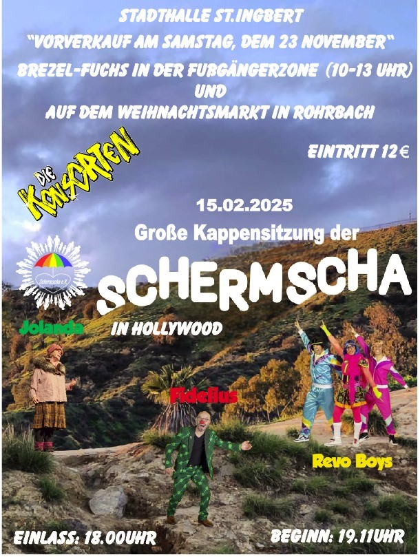 Kappensitzung "Schermscha in Hollywood"