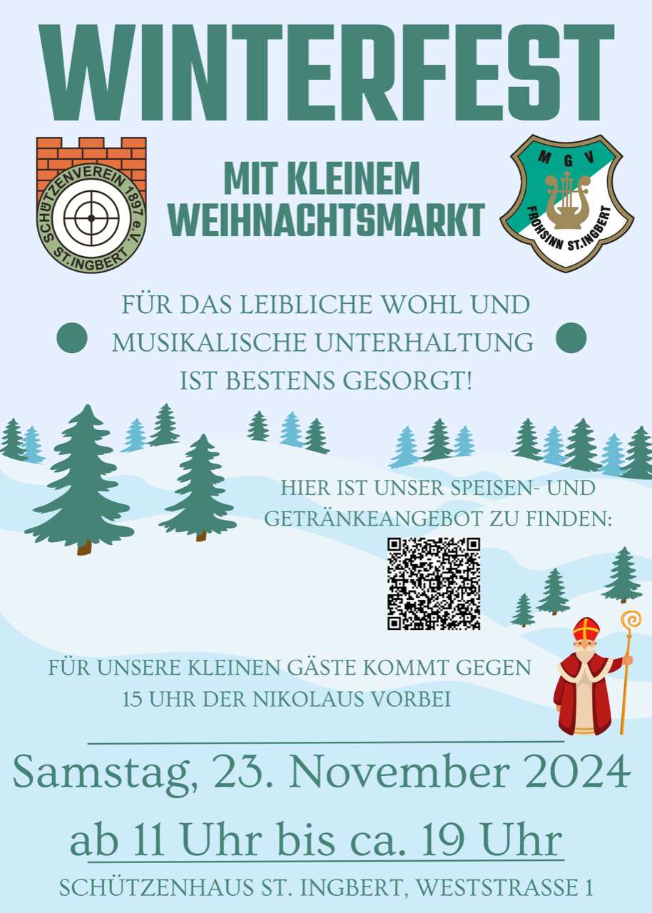 Winterfest vom Schützenverein und MGV Frohsinn