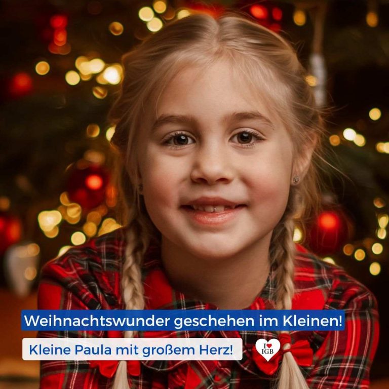 Weihnachtswunder geschehen im Kleinen – Paula sammelt für Uganda